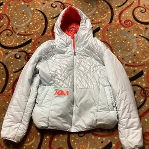 Hoka One One hooded puffer jackets, unisex s/m